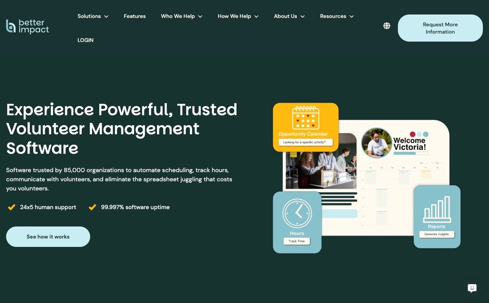 Better Impact volunteer software