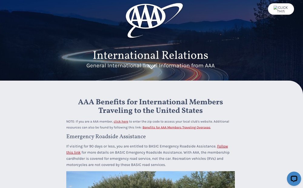 AAA homepage
