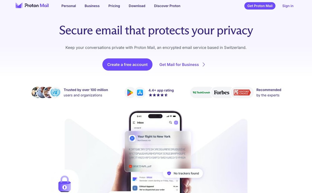 Proton Mail private email