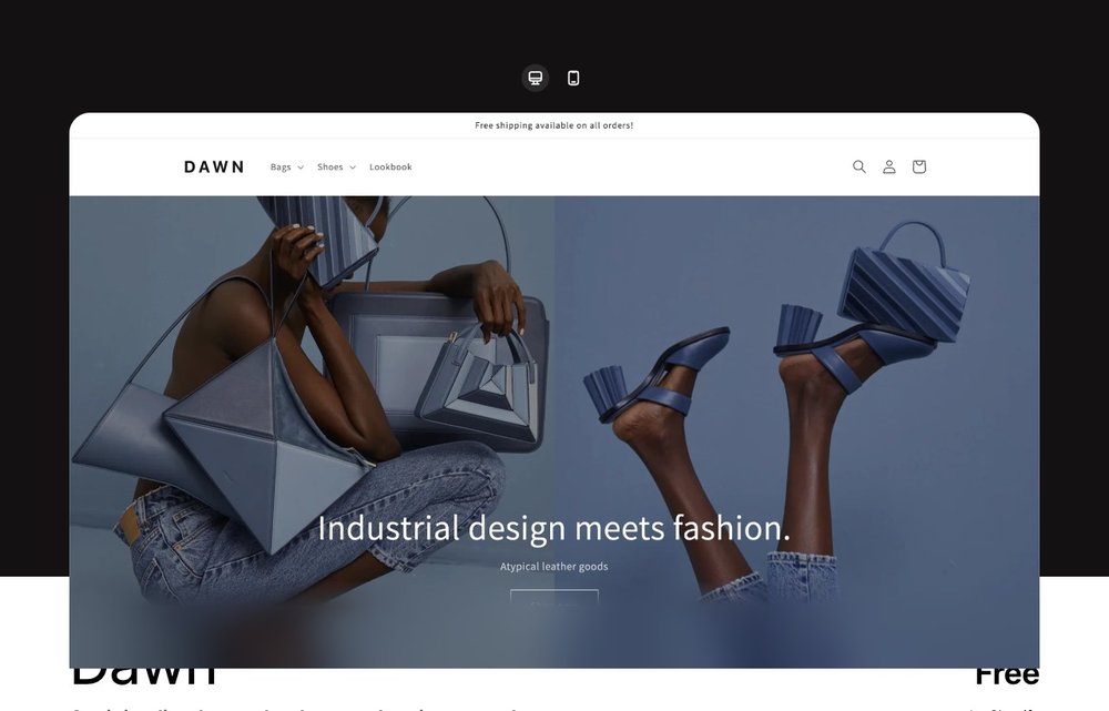 Shopify Dawn theme