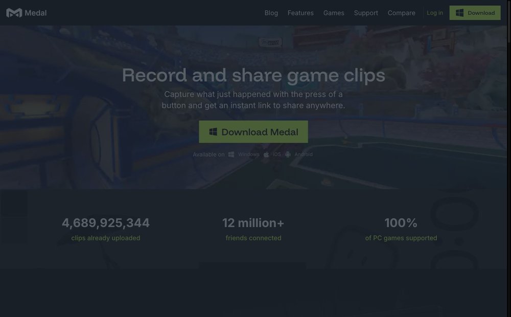 Medal homepage