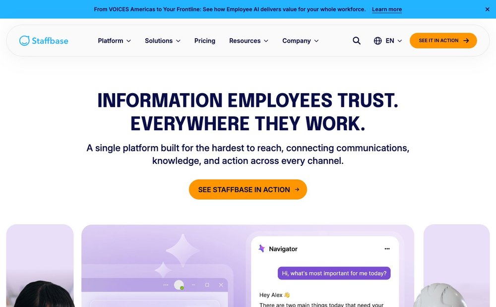Staffbase employee communications