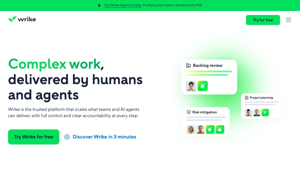 Wrike business management software