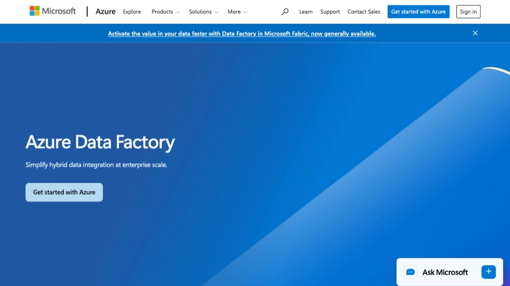Microsoft Azure Data Factory