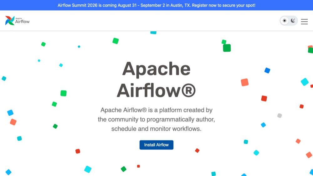 Apache Airflow workflow orchestration