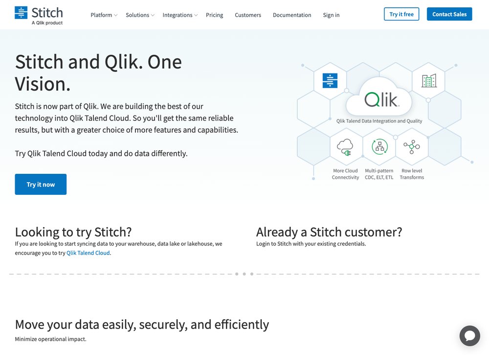 Stitch simple cloud ETL platform