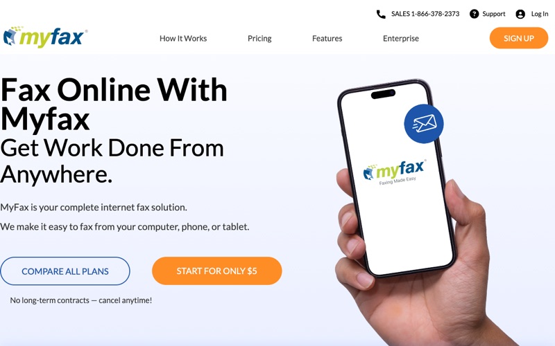 MyFax online fax service