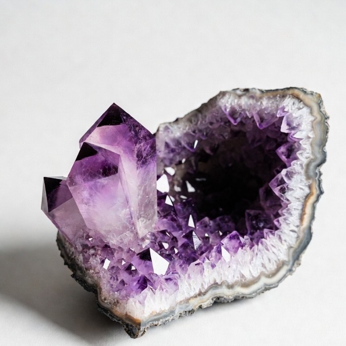 Amethyst crystal for wealth and prosperity