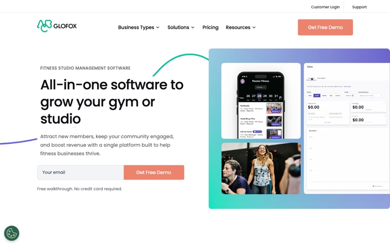 Glofox gym management software