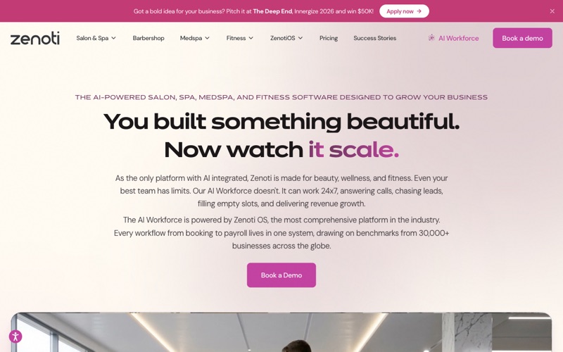 Zenoti gym management software