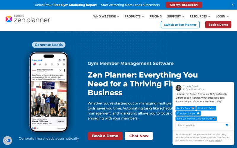 Zen Planner gym management software