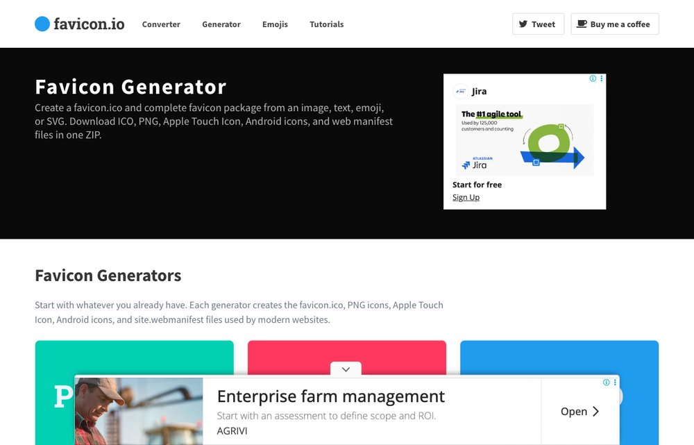 favicon.io screenshot