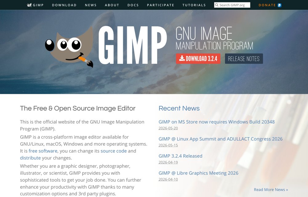 GIMP screenshot