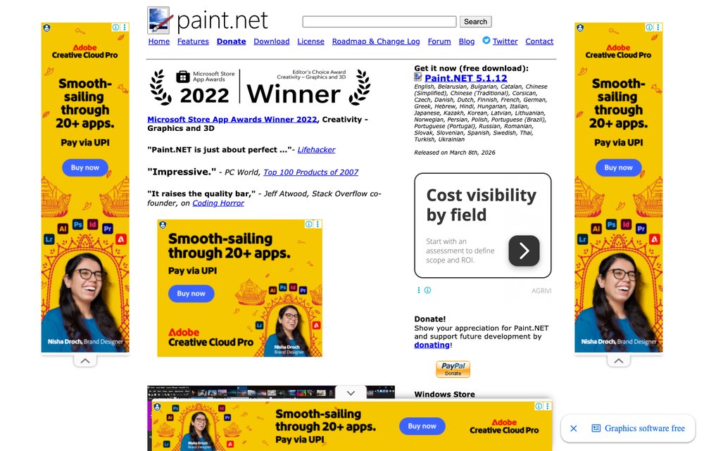 Paint.NET screenshot