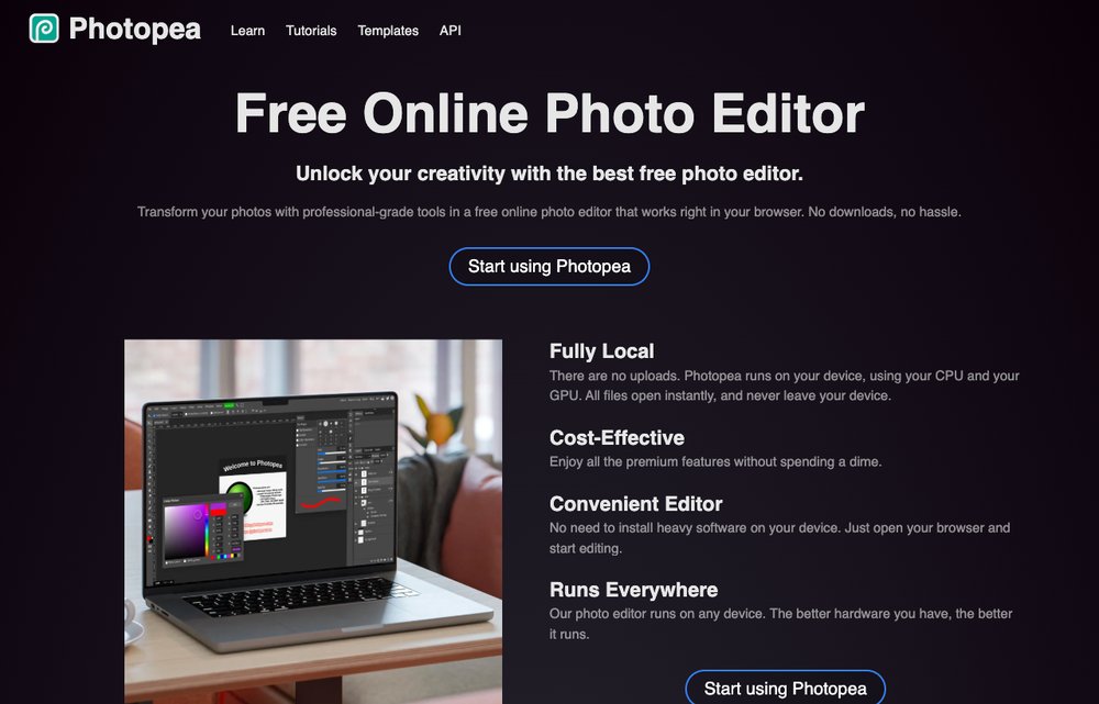 Photopea screenshot