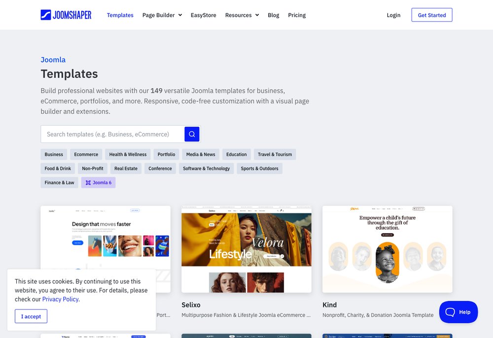 JoomShaper free responsive Joomla templates