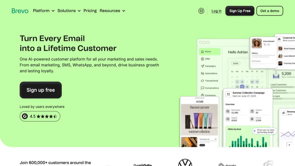 Brevo website