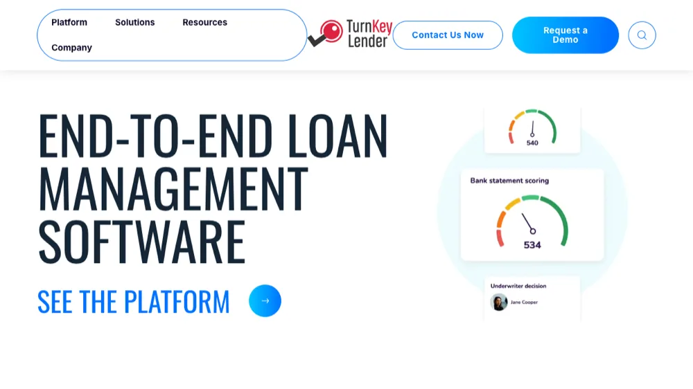 TurnKey Lender platform