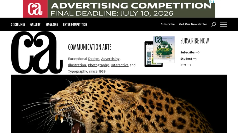 Communication Arts magazine website