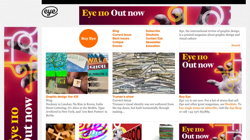 Eye Magazine magazine website