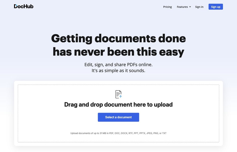 DocHub PDF Editor