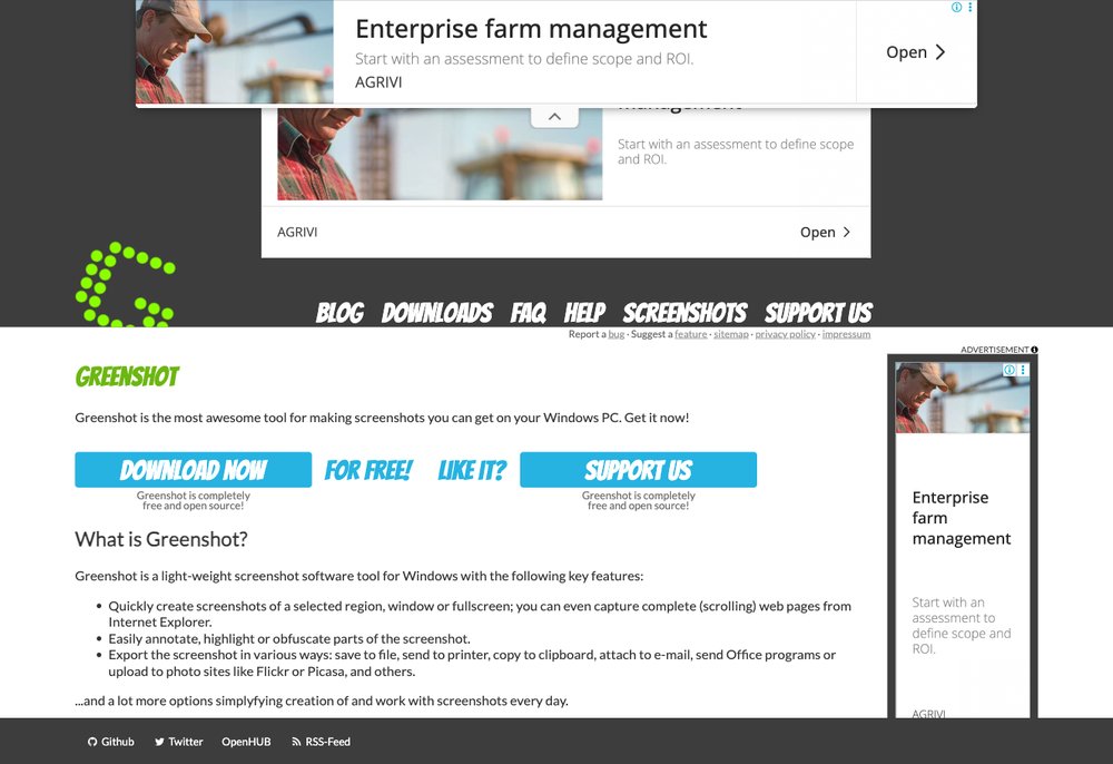 Greenshot lightweight screenshot tool