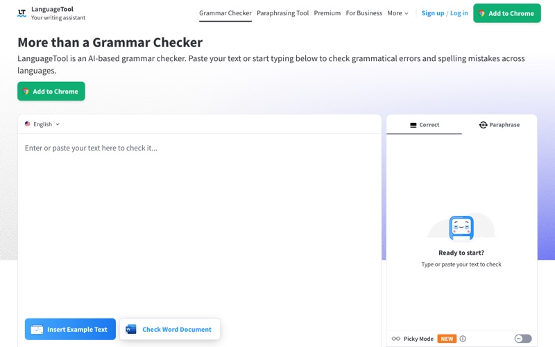 LanguageTool spell checker screenshot