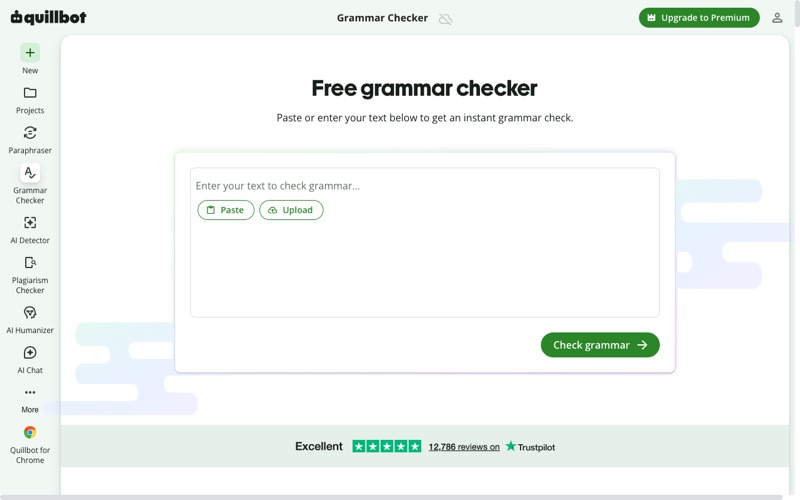 QuillBot spell checker screenshot