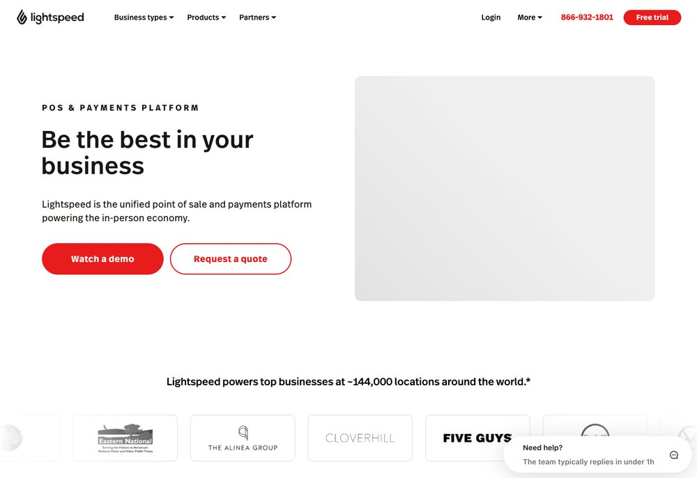 Lightspeed Retail POS and inventory platform