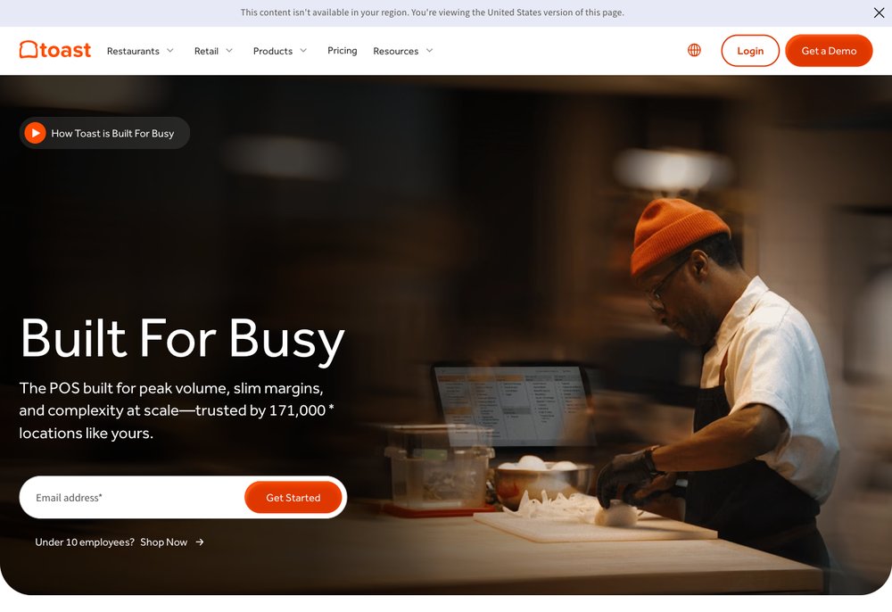 Toast all-in-one restaurant POS and management