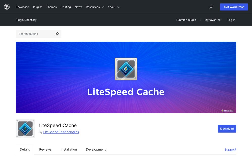LiteSpeed Cache screenshot