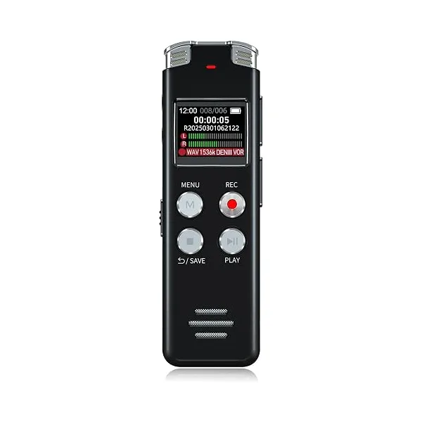 EVISTR 64GB Digital Voice Recorder