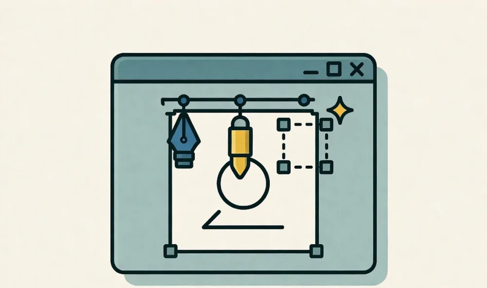 Illustration of the Windows Snipping Tool with annotation and text-extraction tools
