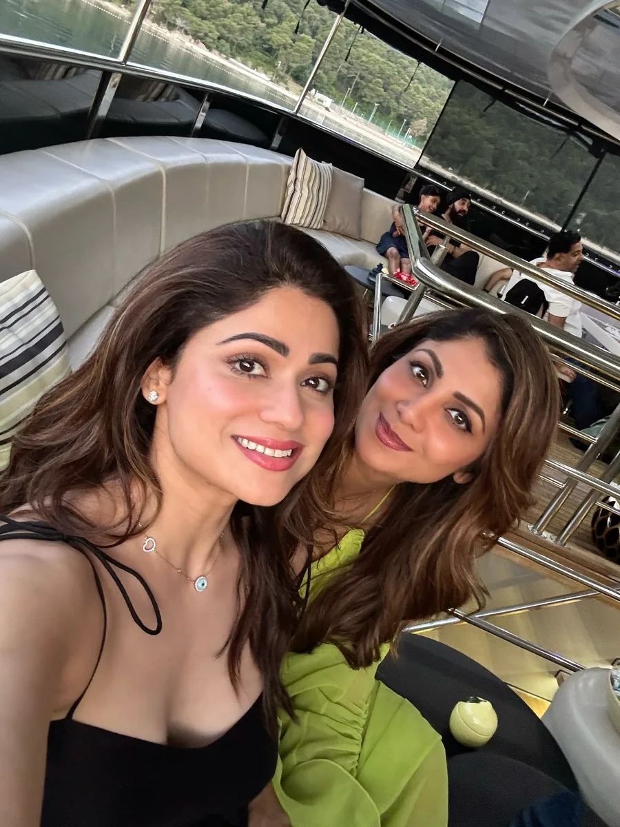 Shamita Shetty in a sari look from June 2025