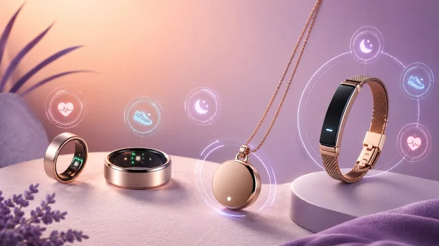 Smart jewelry and smart rings with health-tracking features