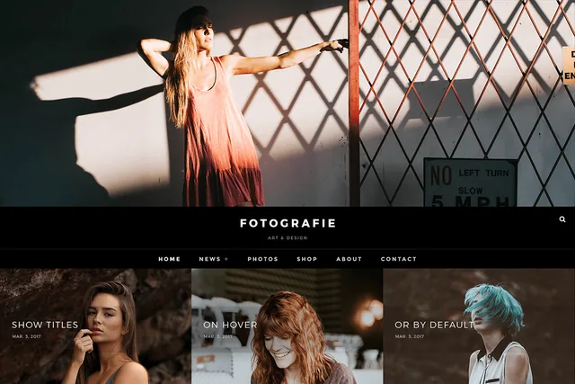 Fotografie WordPress photography theme screenshot