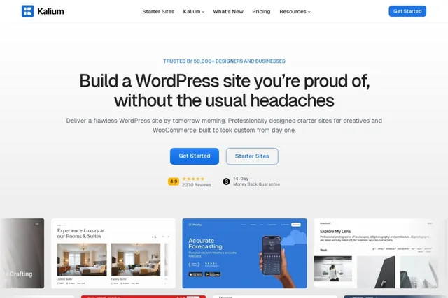Kalium WordPress photography theme screenshot