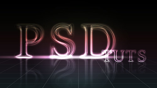 photoshope-text-effect-layered glowing text effect
