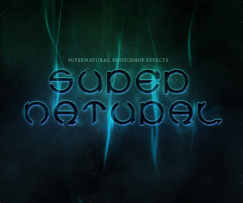 photoshope-text-effect-Supernatural text effect