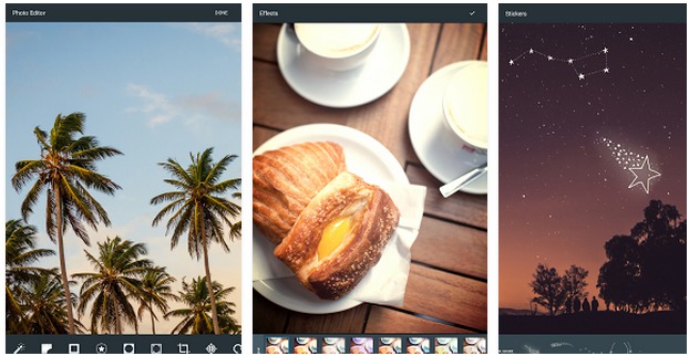 Screenshot of Photo Editor by Aviary