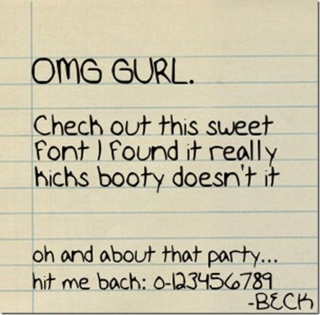 creative handwritten fonts