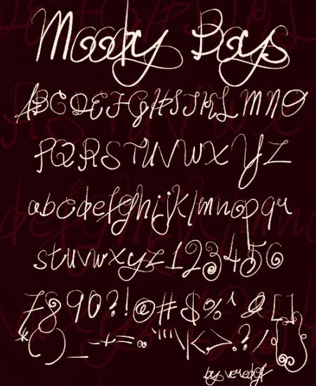 creative handwritten fonts