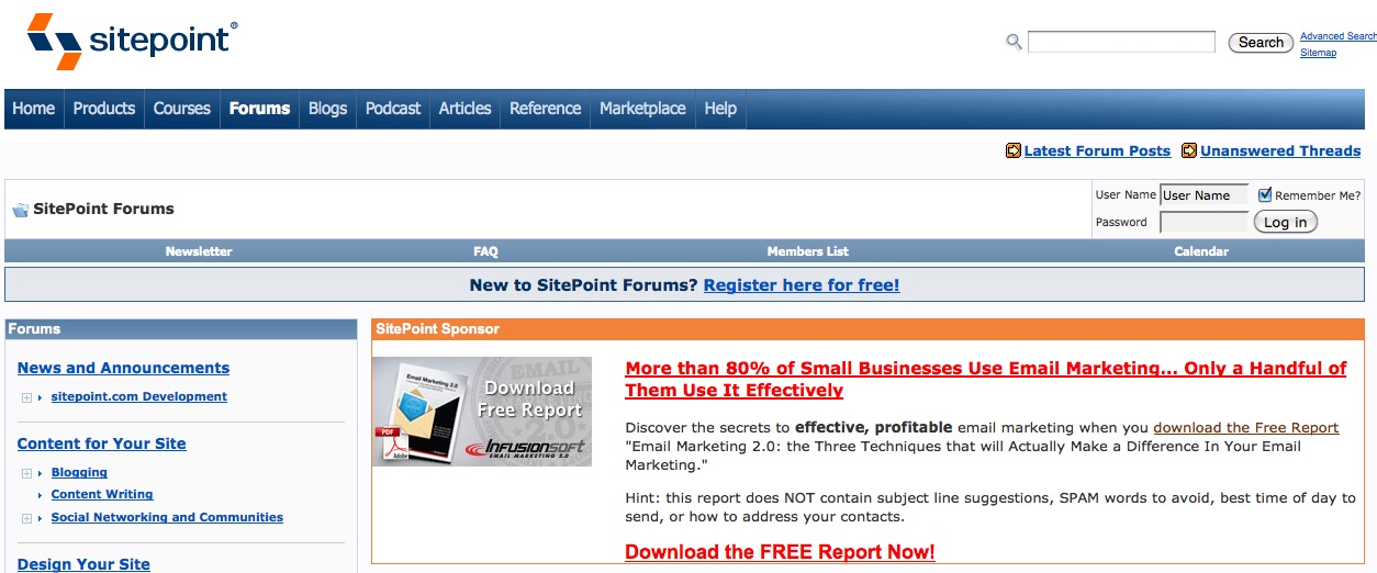 Web Design Forums