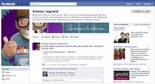 Facebook Profile Page Design