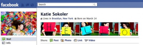 Facebook Profile Page Design