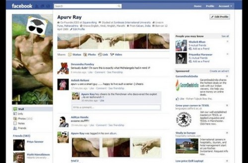 Facebook Profile Page Design