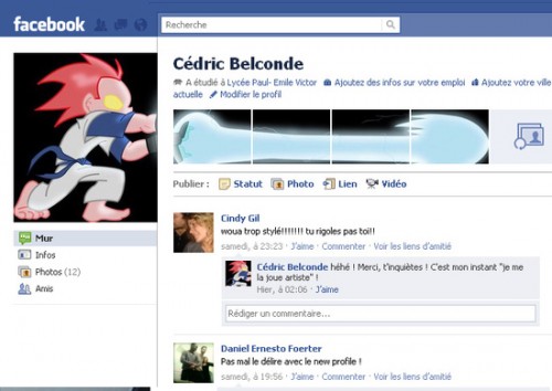 Facebook Profile Page Design