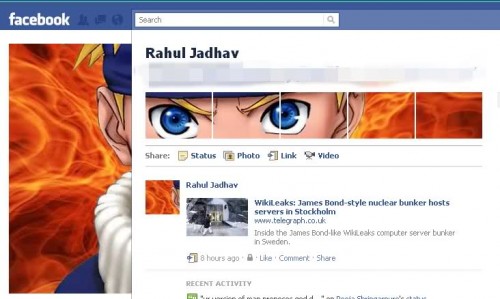 Facebook Profile Page Design