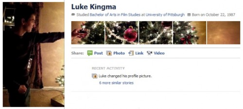 Facebook Profile Page Design