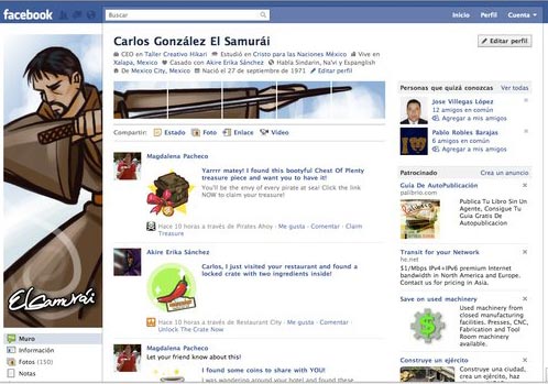 Facebook Profile Page Design